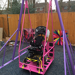 Wheelchair Swing Installation